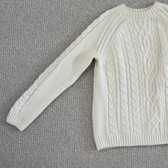 ABLE Claudette Fisherman Sweater - antique white, size S - Picture 7 of 12